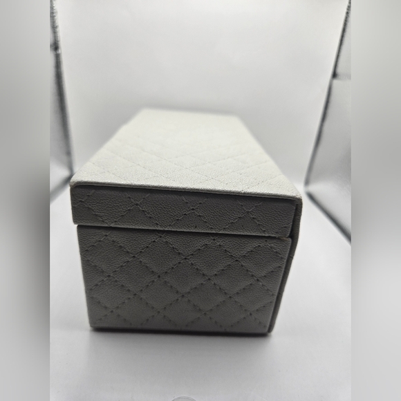 Pandora Jewelry Box Organizer Gray w Rose Gold Mirror - Picture 7 of 11